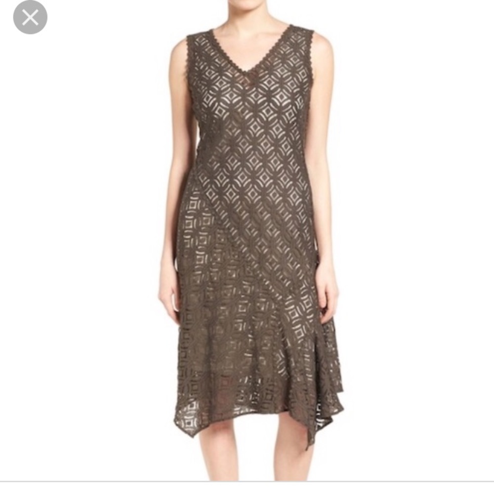 Nic+Zoe XS lace dress with slip